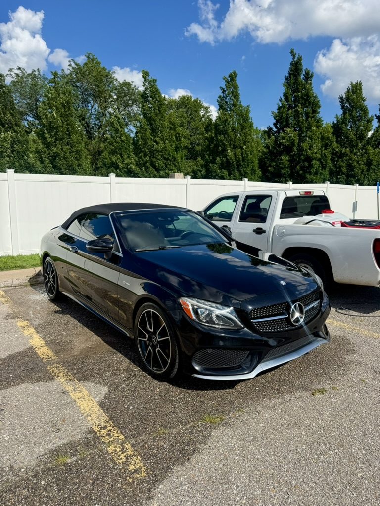 Mercedes-AMG C43 Cabriolet, mobile detailed by Blue Badge Customs in Lawrence, Kansas