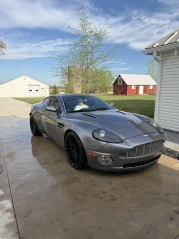Aston Martin Vanquish, mobile detailed by Blue Badge Customs in Lawrence, Kansas