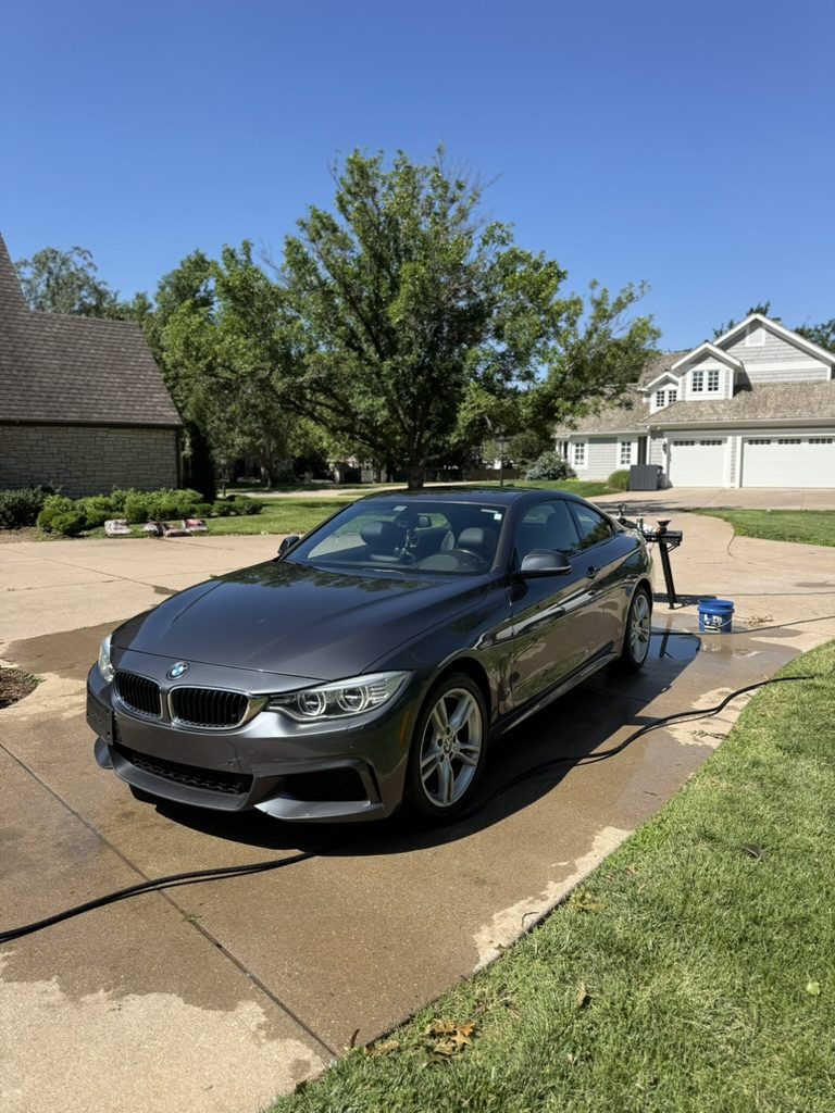 BMW 4 Series, mobile detailed by Blue Badge Customs in Lawrence, Kansas
