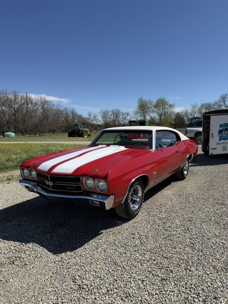 1970 Chevrolet Chevelle SS, mobile detailed by Blue Badge Customs in Lawrence, Kansas