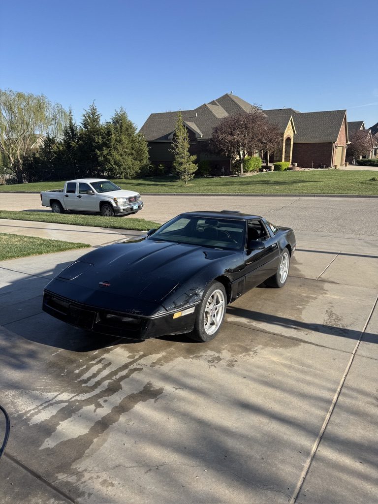 Chevrolet Corvette C4, mobile detailed by Blue Badge Customs in Lawrence, Kansas