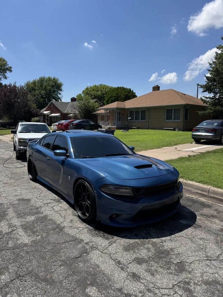 Dodge Charger Scat Pack, mobile detailed by Blue Badge Customs in Lawrence, Kansas