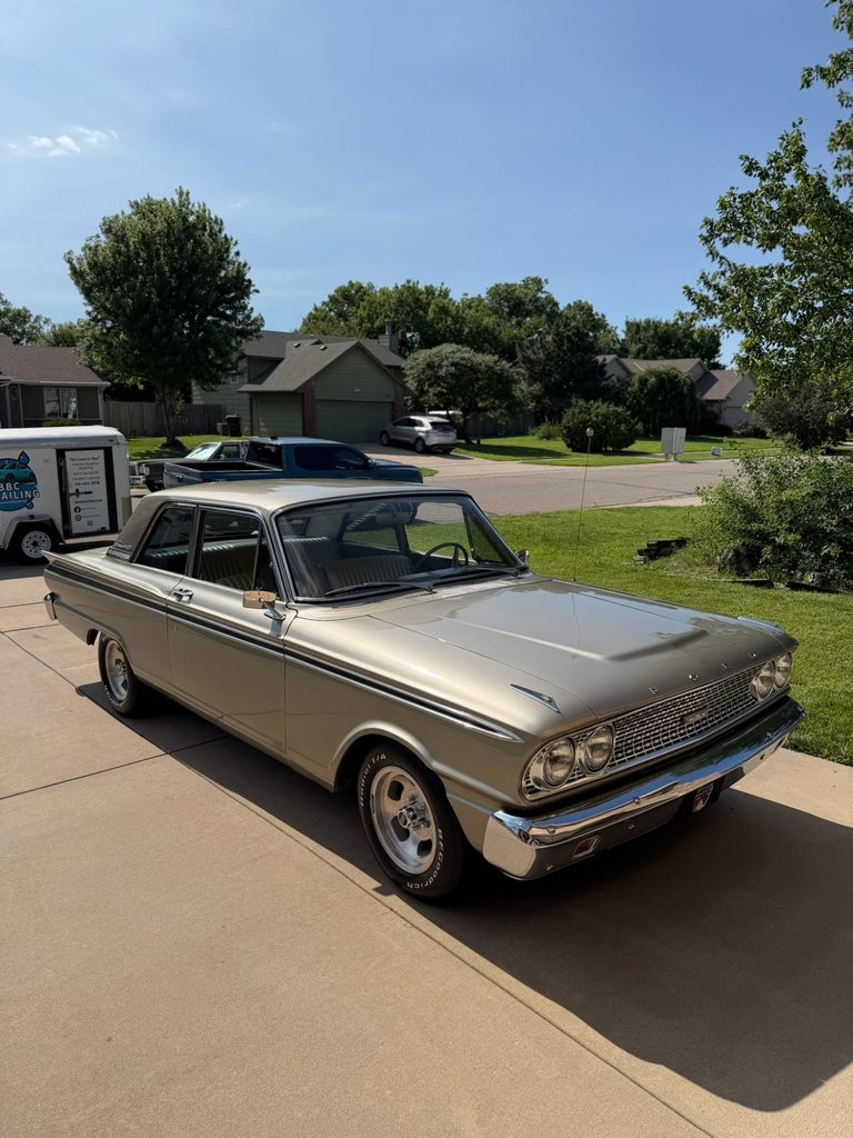 Classic Ford Sedan, mobile detailed by Blue Badge Customs in Lawrence, Kansas