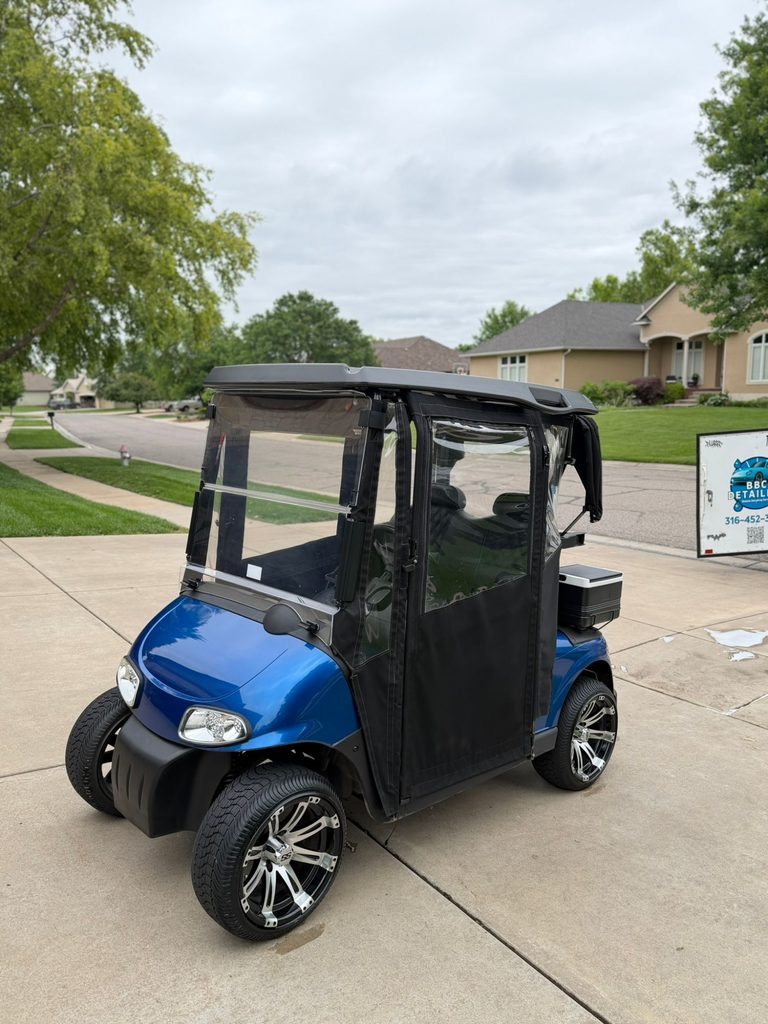 Golf Cart, mobile detailed by Blue Badge Customs in Lawrence, Kansas