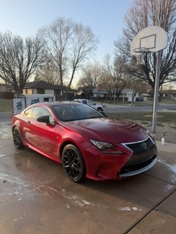 Lexus RC F Sport, mobile detailed by Blue Badge Customs in Lawrence, Kansas
