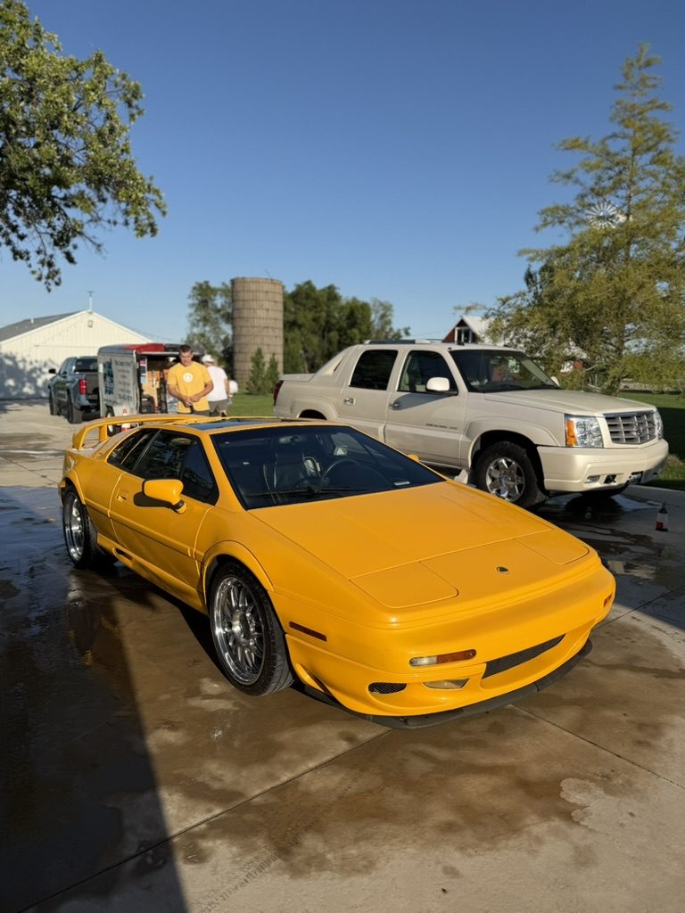 Lotus Esprit V8, mobile detailed by Blue Badge Customs in Lawrence, Kansas
