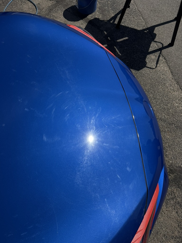 Before: Toyota 86, mobile detailed by Blue Badge Customs in Lawrence, Kansas