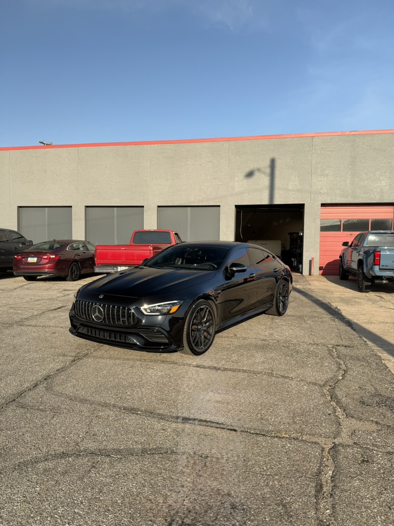 Mercedes-AMG GT, mobile detailed by Blue Badge Customs in Lawrence, Kansas