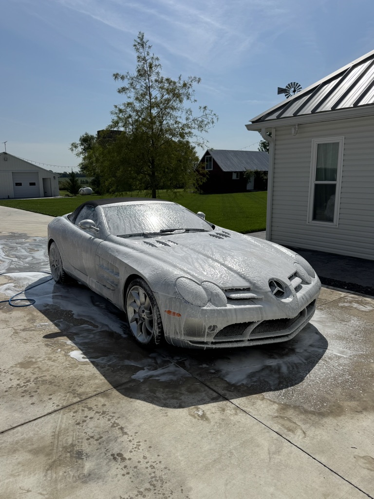 Mercedes-Benz SLR McLaren, mobile detailed by Blue Badge Customs in Lawrence, Kansas